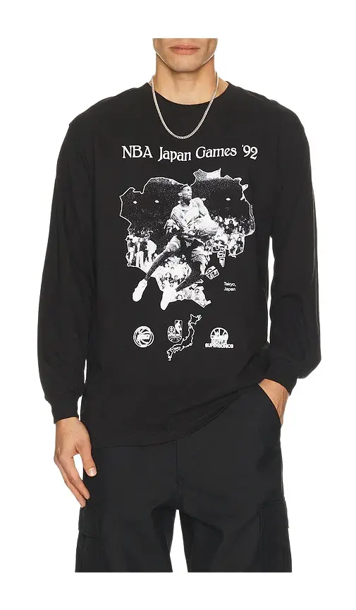 Full Court Press NBA Japan Games '92 Long Sleeve Tee
