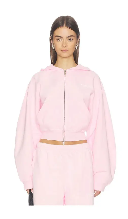 Zip-up Hoodie with Logo Print Zip-up Hoodie with Logo Print