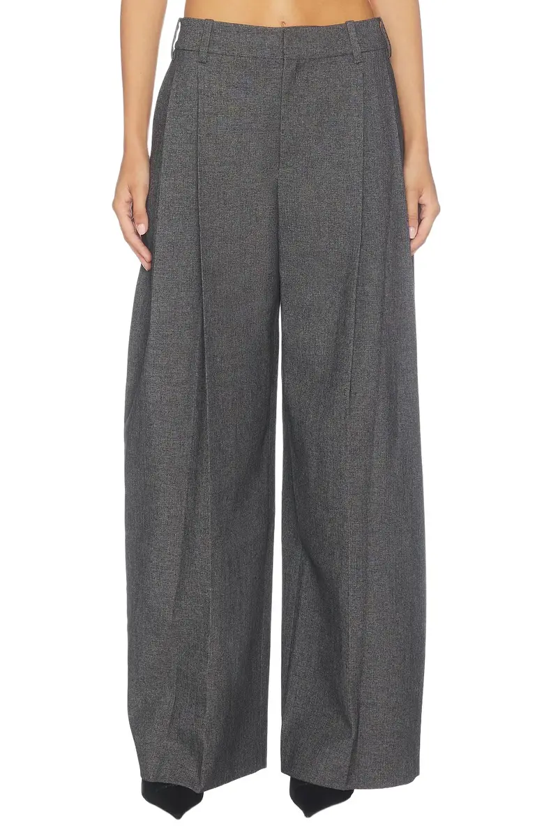 Mid-Rise Tailored Pant with Hard Crease Mid-Rise Tailored Pant with Hard Crease