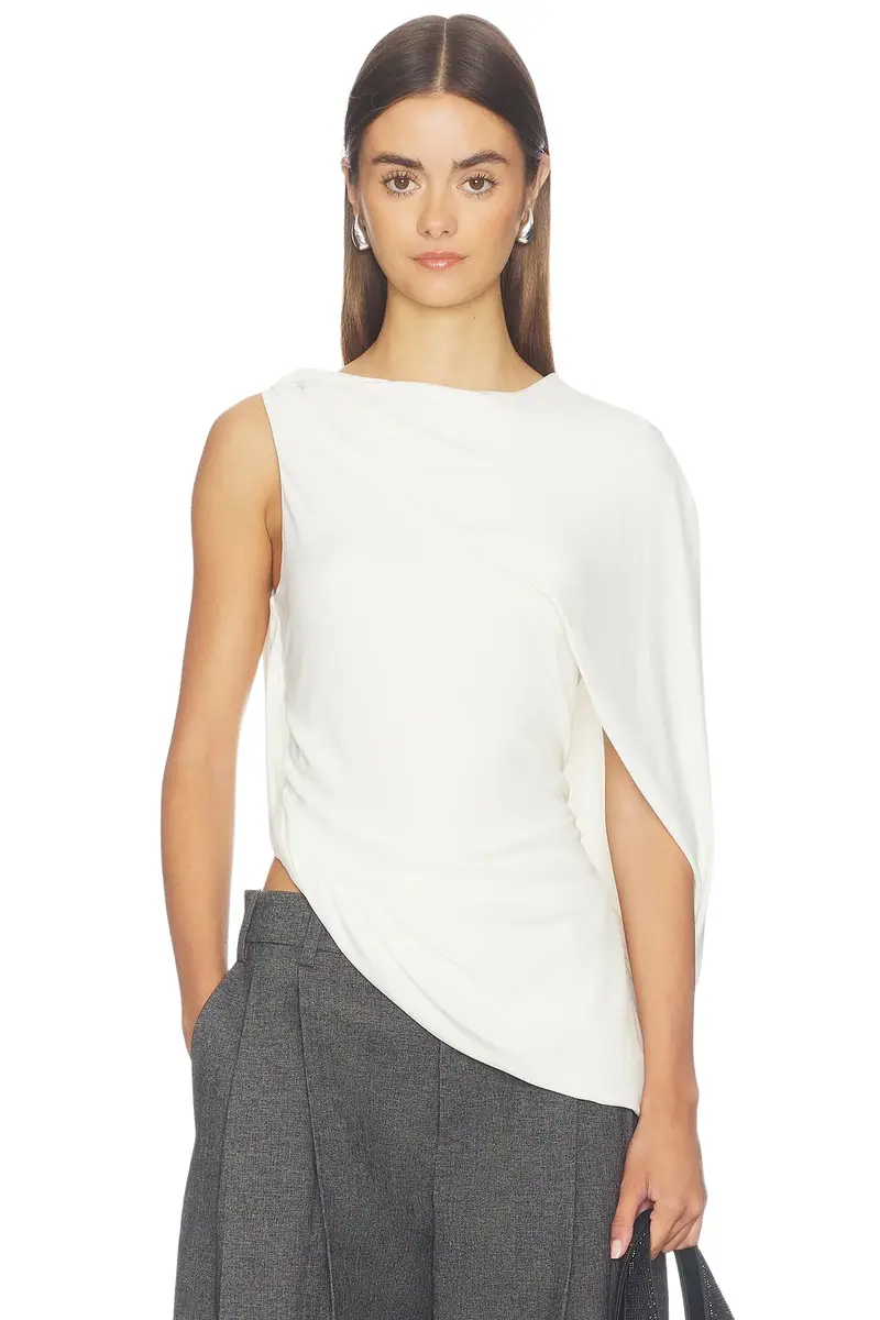Asymmetric Draped Twisted Top Asymmetric Draped Twisted Top