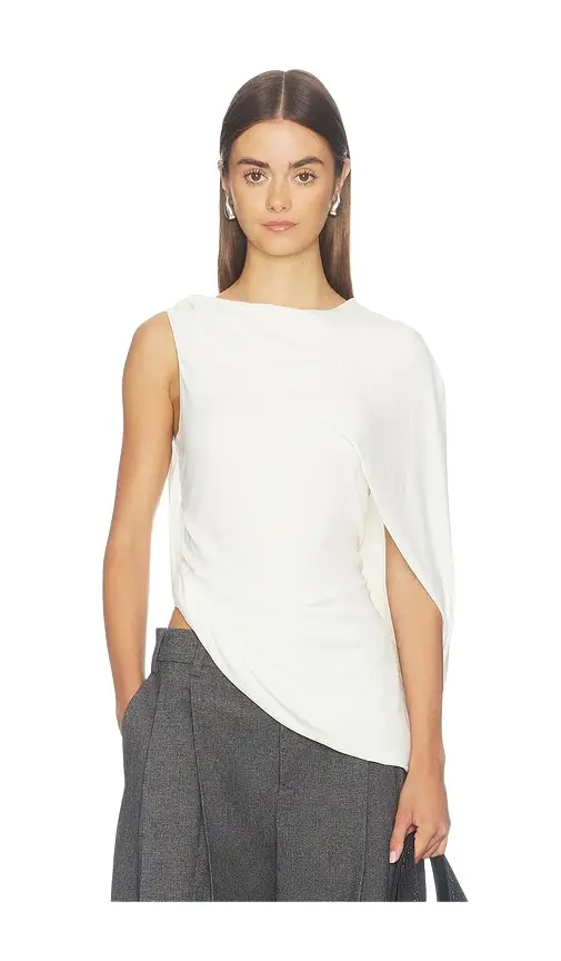 Asymmetric Draped Twisted Top Asymmetric Draped Twisted Top