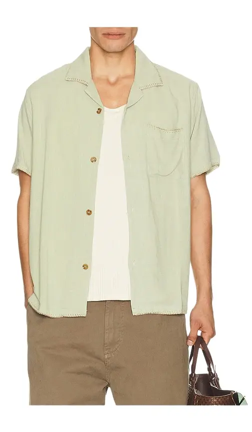 Rhythm Linen Whip Stitch Shirt