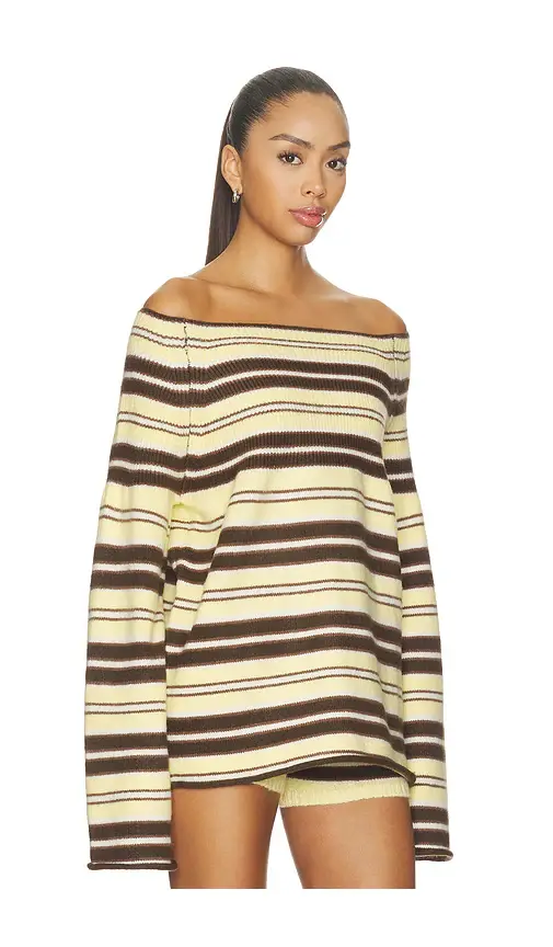Frankies Bikinis Beau Oversized Knit Sweater | Thumbnail 2