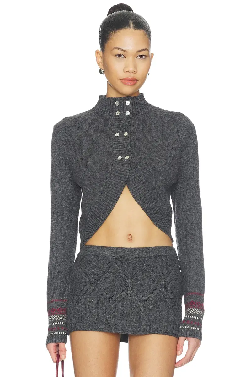 Frankies Bikinis Mabel Cloud Knit Sweater