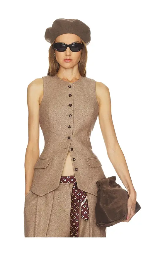Italian Herringbone Waistcoat Italian Herringbone Waistcoat