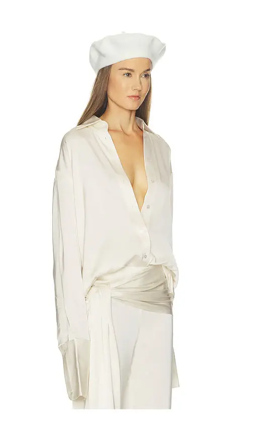 Helsa The Relaxed Satin Shirt | Thumbnail 2 Helsa The Relaxed Satin Shirt | Thumbnail 2