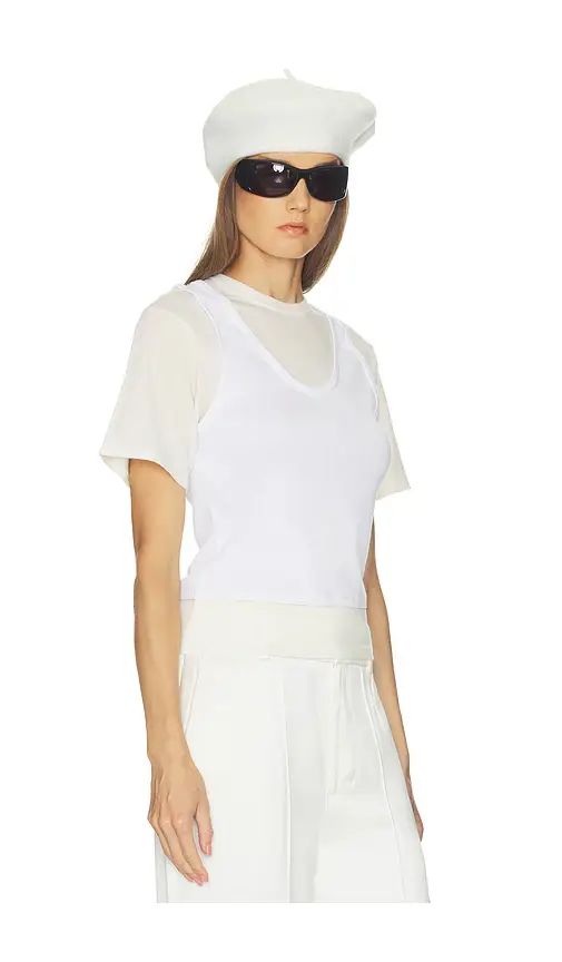 Helsa Pillar Layered Knit Tee | Thumbnail 2 Helsa Pillar Layered Knit Tee | Thumbnail 2