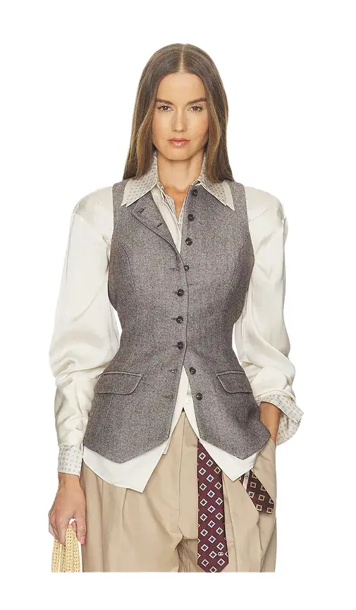 Italian Herringbone Waistcoat Italian Herringbone Waistcoat