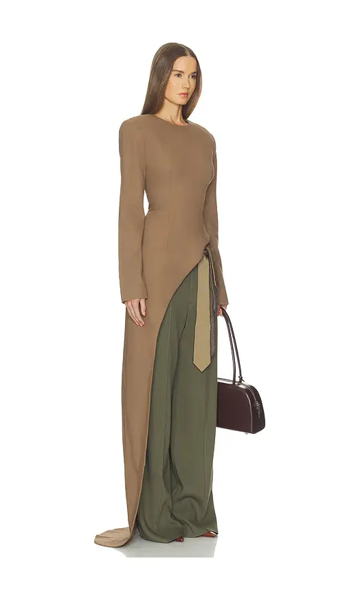 Helsa Wool Blend Asymmetrical Tunic | Thumbnail 2