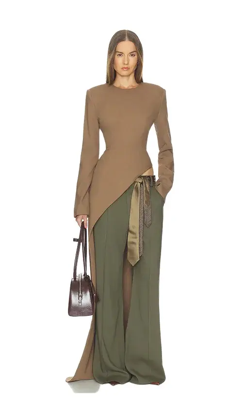 Wool Blend Asymmetrical Tunic Wool Blend Asymmetrical Tunic