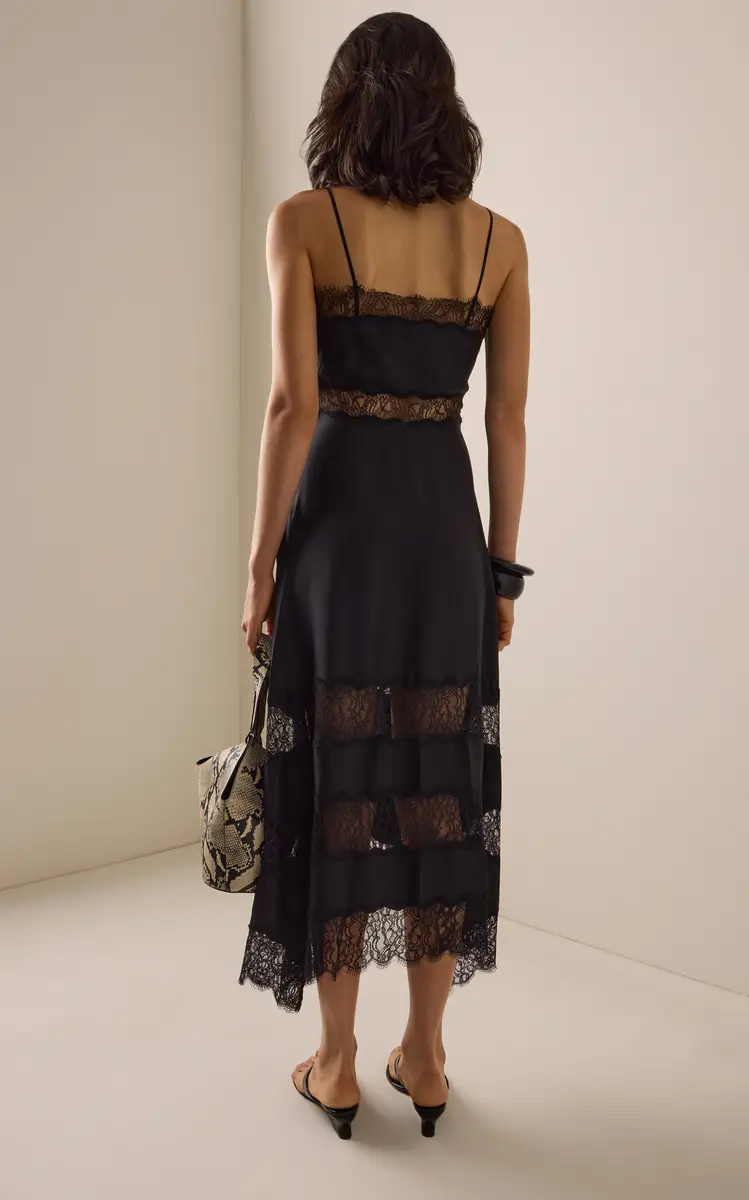 Ulla Johnson Coco Lace-Trimmed Silk Maxi Dress | Thumbnail 5 Ulla Johnson Coco Lace-Trimmed Silk Maxi Dress | Thumbnail 5