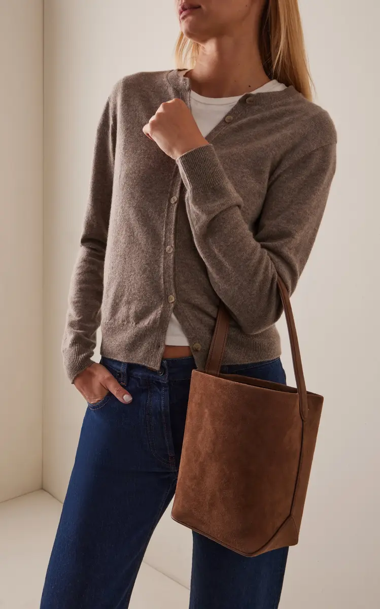 The Row Small N/S Park Edge Suede Tote Bag | Thumbnail 3 The Row Small N/S Park Edge Suede Tote Bag | Thumbnail 3