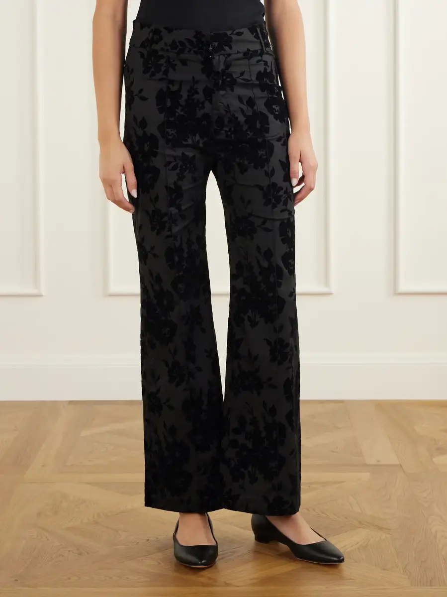 DESTREE Yoshitomo flocked straight-leg pants | Thumbnail 3