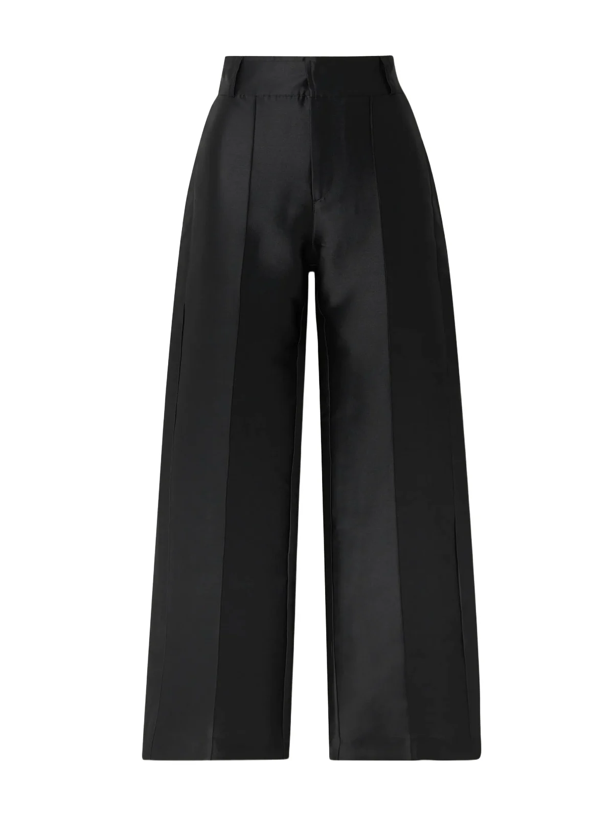 DESTREE Yoshitomo pleated faille wide-leg pants