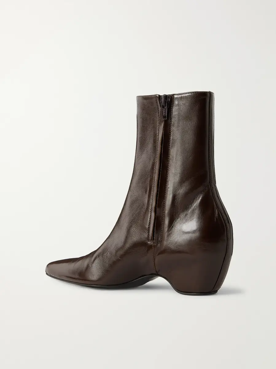 Khaite Sybil leather ankle boots | Thumbnail 3 Khaite Sybil leather ankle boots | Thumbnail 3