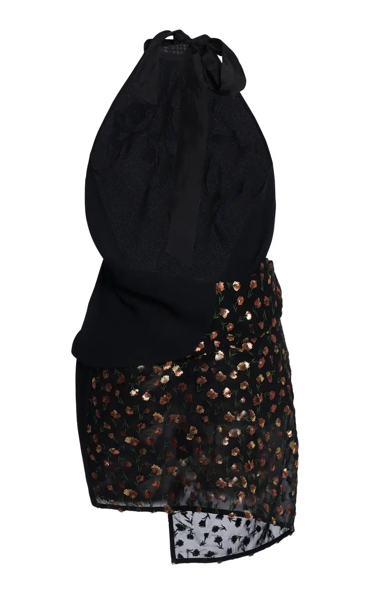 Dries Van Noten Carfys Embellished Wrapped Top | Thumbnail 7
