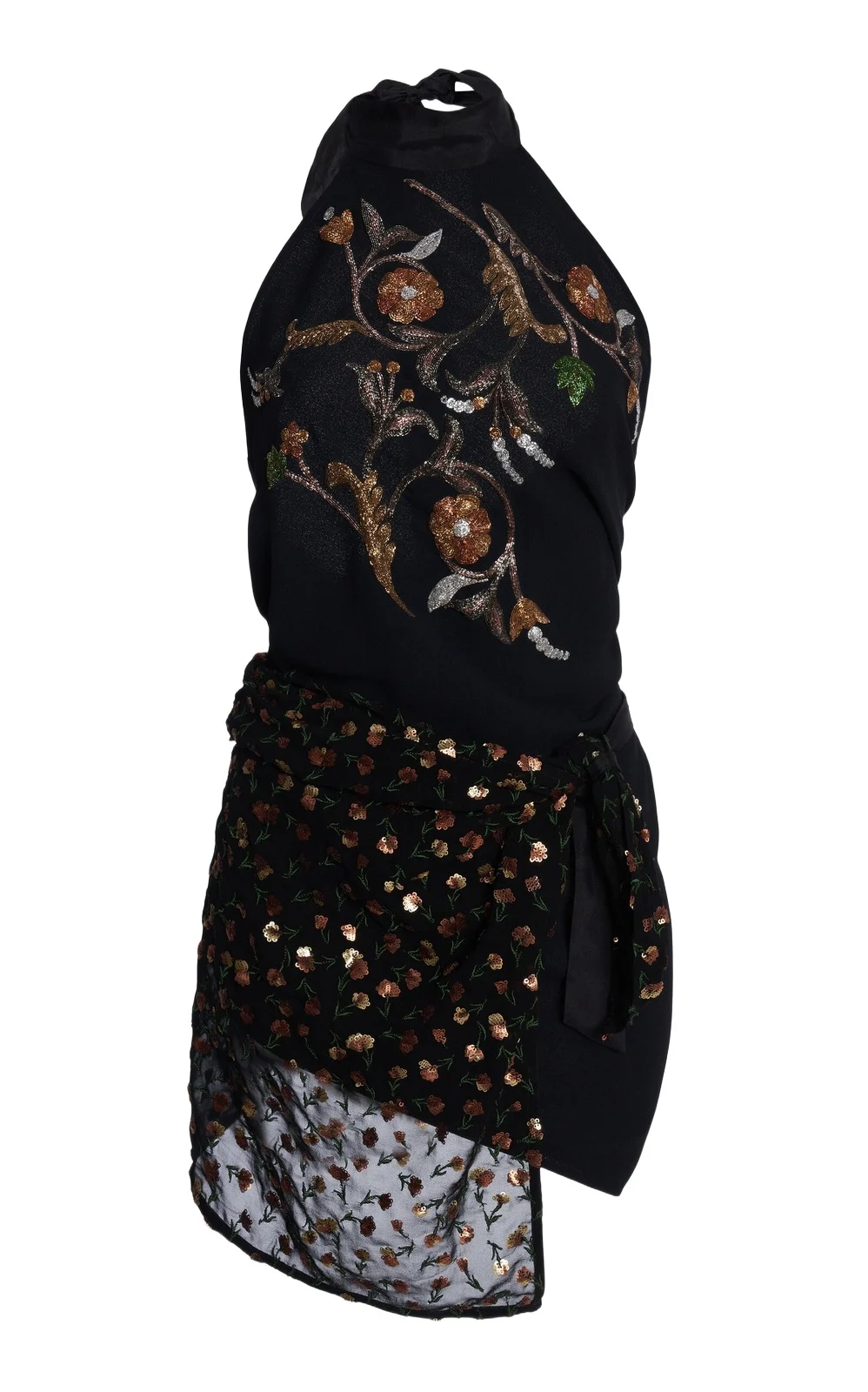 Dries Van Noten Carfys Embellished Wrapped Top