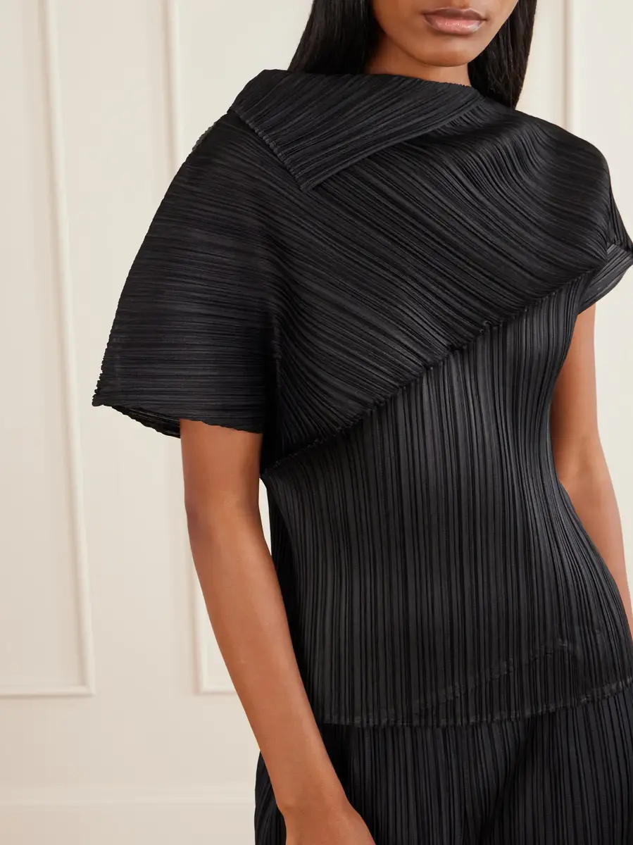 Pleats Please Issey Miyake Leap plissé blouse - black - One Size | Thumbnail 4 Pleats Please Issey Miyake Leap plissé blouse - black - One Size | Thumbnail 4