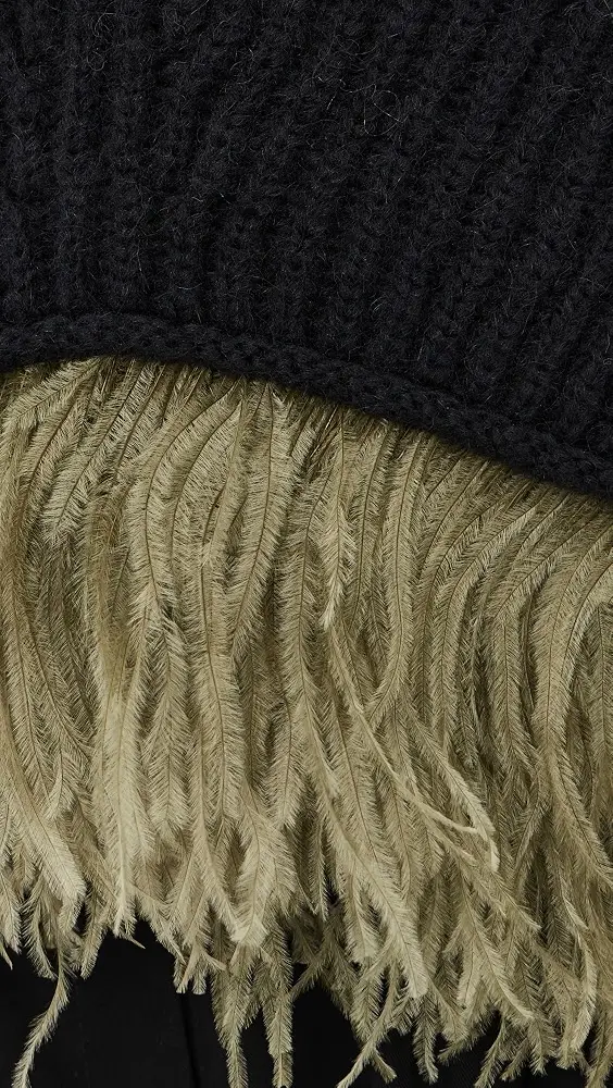 La DoubleJ High Kick Sweater with Feathers | Thumbnail 6 La DoubleJ High Kick Sweater with Feathers | Thumbnail 6
