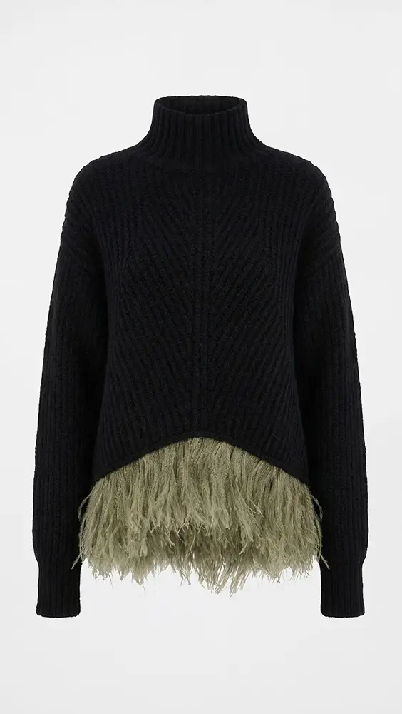La DoubleJ High Kick Sweater with Feathers | Thumbnail 8 La DoubleJ High Kick Sweater with Feathers | Thumbnail 8