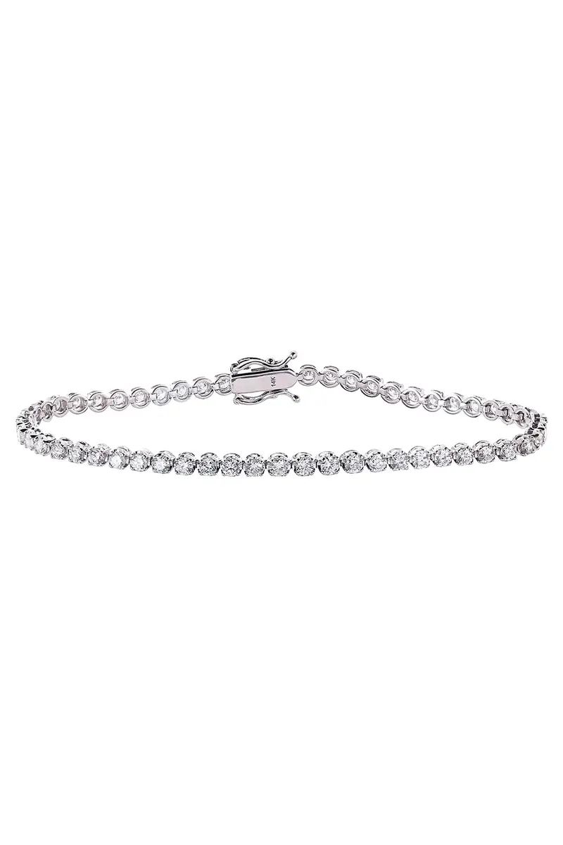 Diamond Round Tennis Bracelet Diamond Round Tennis Bracelet