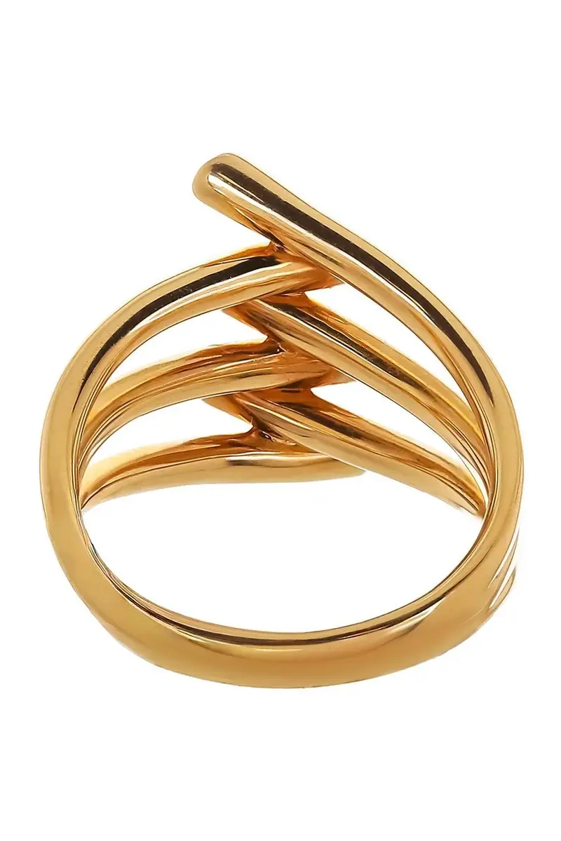 SOFIA LAROUSSI Diamond Criss Cross Ring | Thumbnail 3