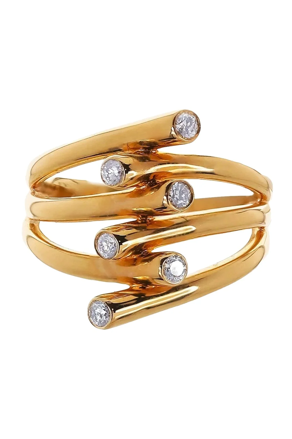 Diamond Criss Cross Ring Diamond Criss Cross Ring