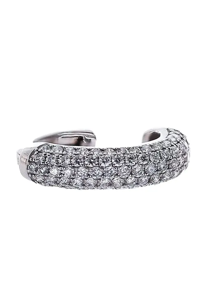 SOFIA LAROUSSI Diamond Five Row Pave Ear Cuff