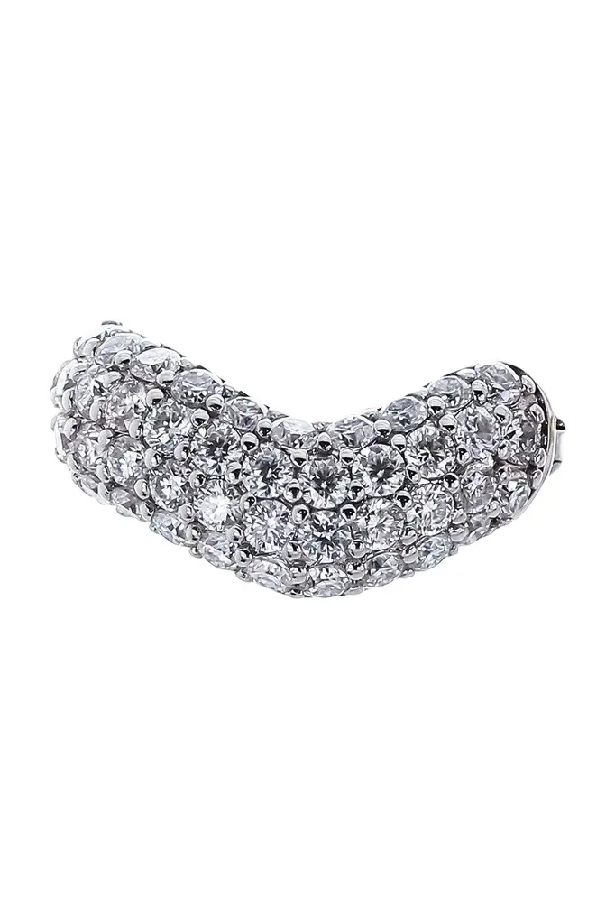 SOFIA LAROUSSI Diamond Pave Curve Ear Cuff