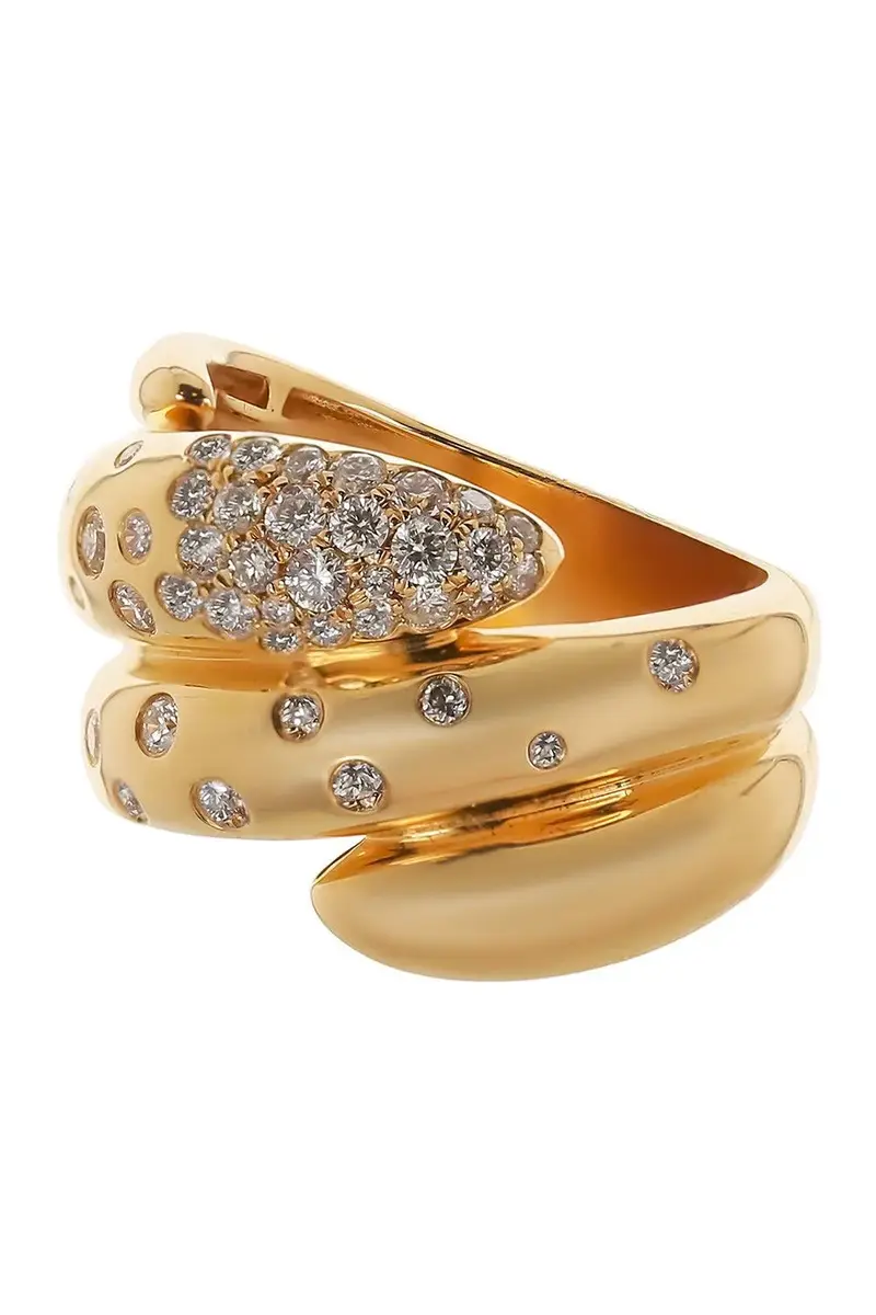 SOFIA LAROUSSI Diamond Scattered Coil Ring | Thumbnail 2