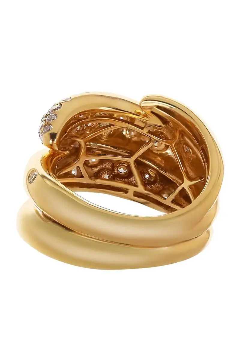 SOFIA LAROUSSI Diamond Scattered Coil Ring | Thumbnail 3