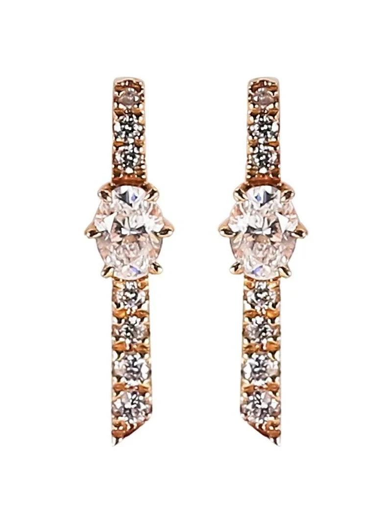 Diamond Small Stick Earrings Diamond Small Stick Earrings