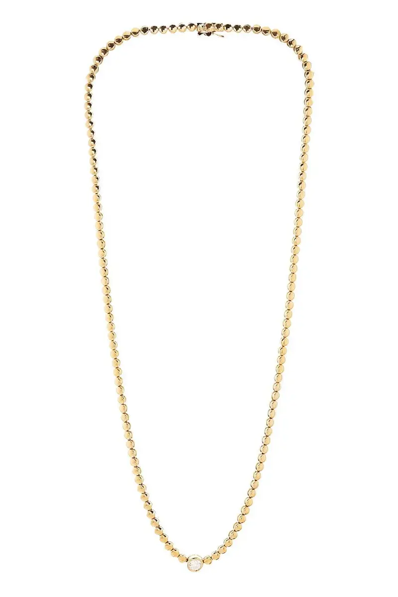 SOFIA LAROUSSI Diamond Solitaire Tennis Necklace
