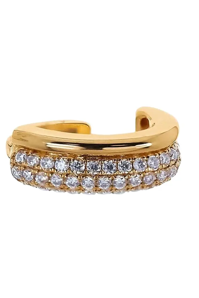 Diamond Three Line Ear Cuff Diamond Three Line Ear Cuff
