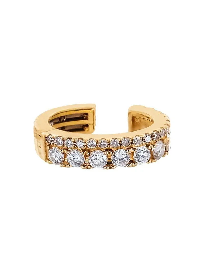 Diamond Two Row Ear Cuff Diamond Two Row Ear Cuff