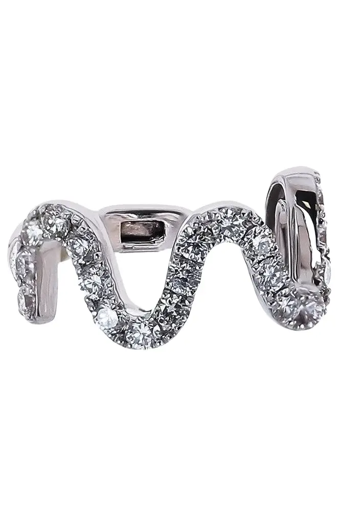 SOFIA LAROUSSI Diamond Wave Ear Cuff
