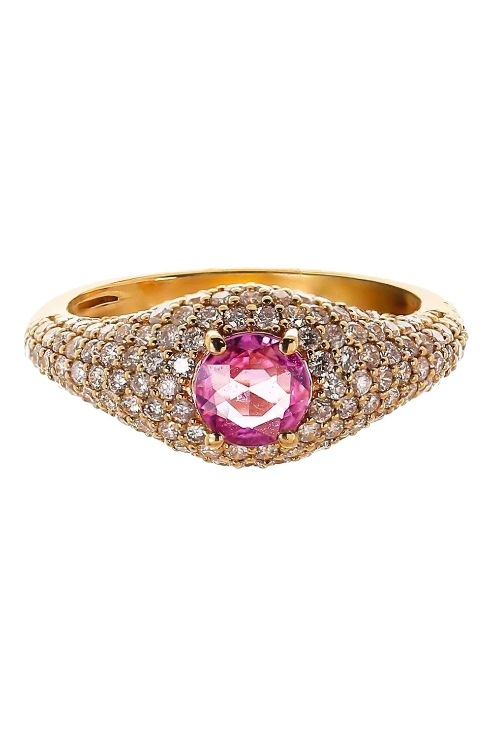Pink Sapphire Diamond Ring Pink Sapphire Diamond Ring