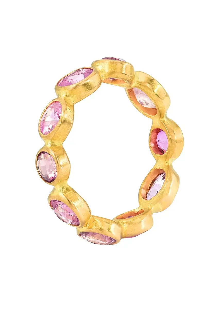CAMILLE BEINHORN Pink Sapphire Infiniti Ring | Thumbnail 3 CAMILLE BEINHORN Pink Sapphire Infiniti Ring | Thumbnail 3