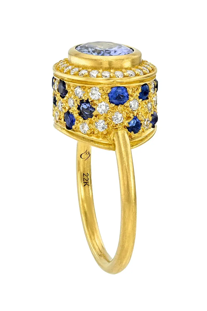 CAMILLE BEINHORN Sapphire High Bezel Ring | Thumbnail 3 CAMILLE BEINHORN Sapphire High Bezel Ring | Thumbnail 3