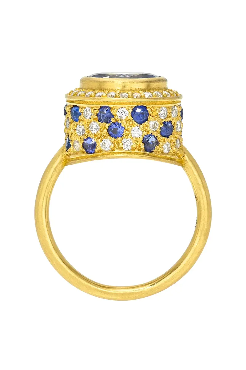 CAMILLE BEINHORN Sapphire High Bezel Ring | Thumbnail 4 CAMILLE BEINHORN Sapphire High Bezel Ring | Thumbnail 4