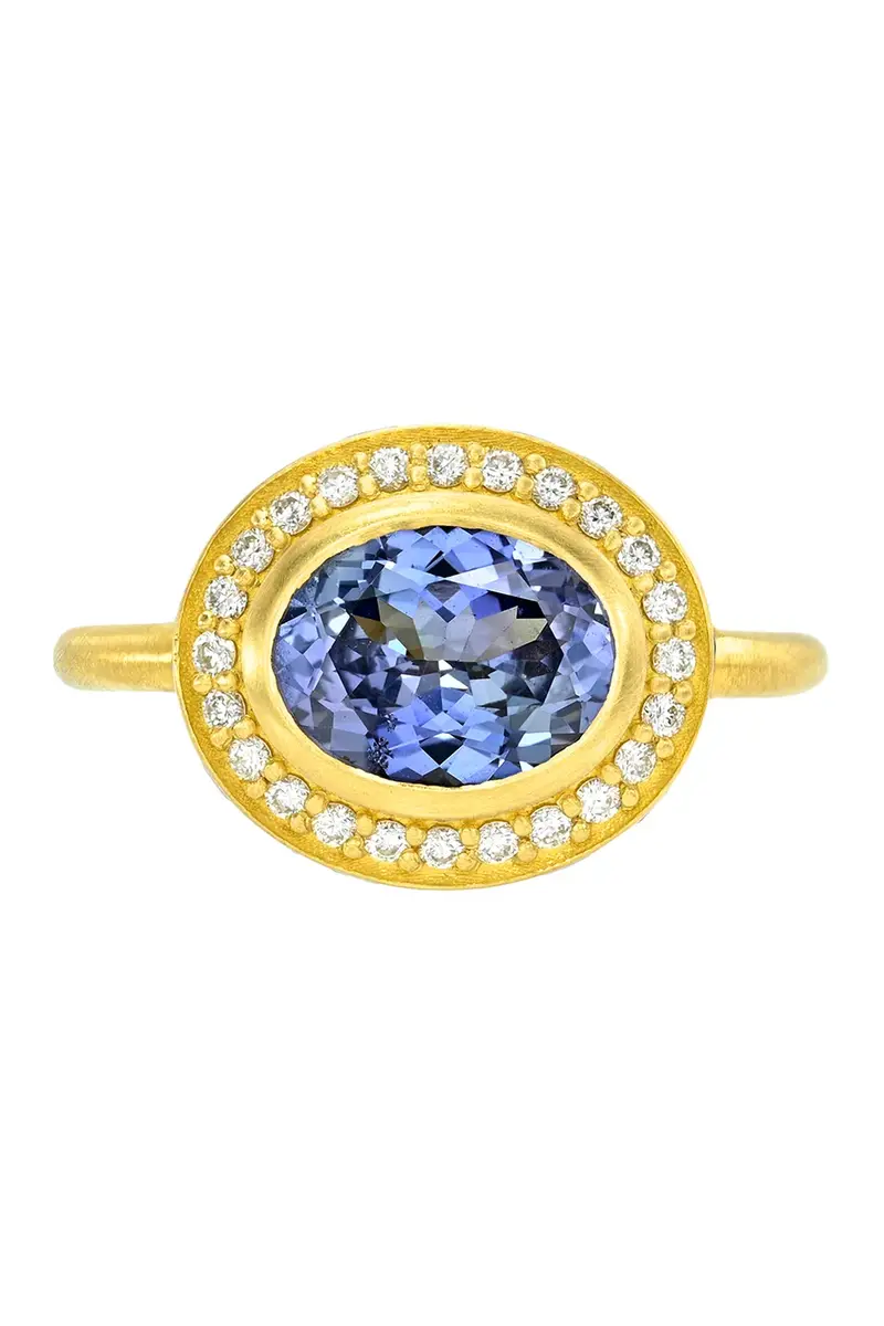 CAMILLE BEINHORN Sapphire High Bezel Ring