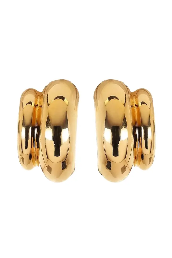 SOFIA LAROUSSI Two Row Earrings