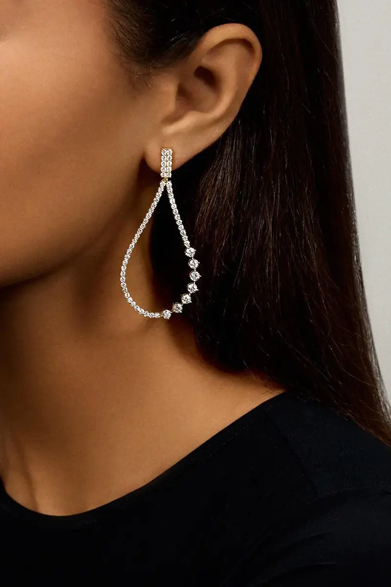Melissa Kaye Diamond Stella Drop Earrings | Thumbnail 2 Melissa Kaye Diamond Stella Drop Earrings | Thumbnail 2