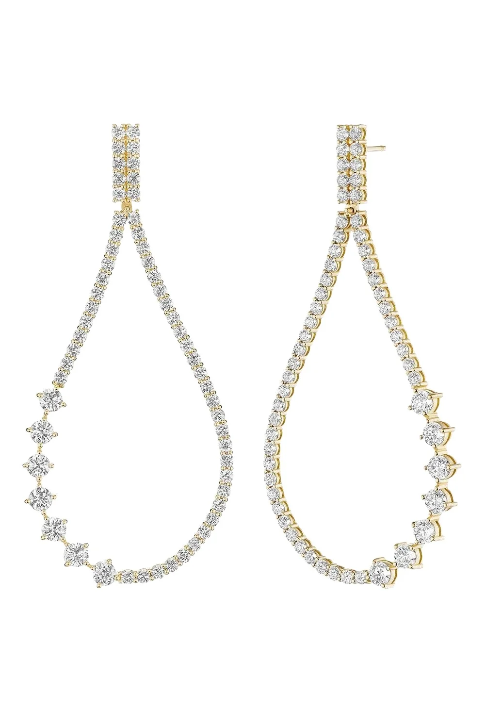 Diamond Stella Drop Earrings Diamond Stella Drop Earrings