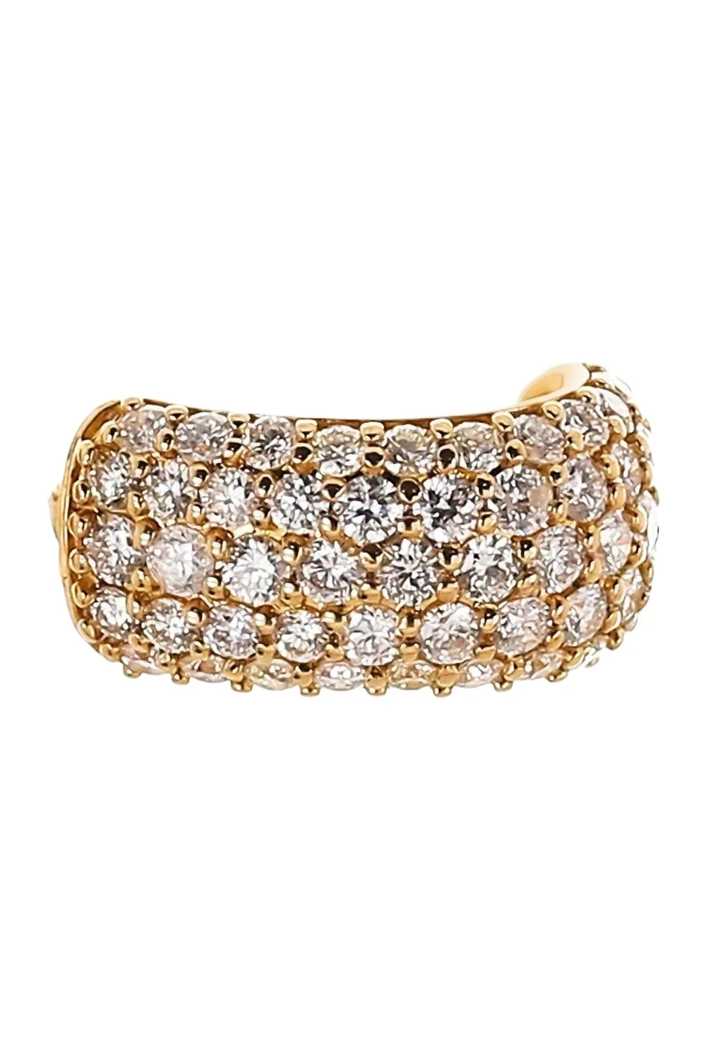 SOFIA LAROUSSI Diamond Wide Pave Ear Cuff