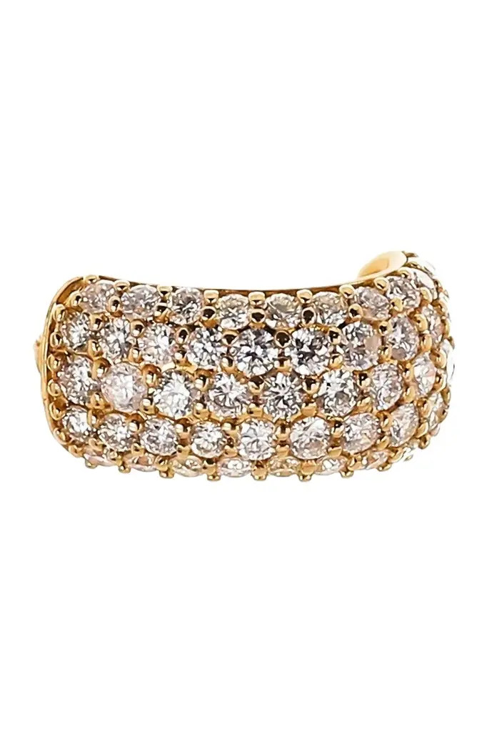 Diamond Wide Pave Ear Cuff Diamond Wide Pave Ear Cuff