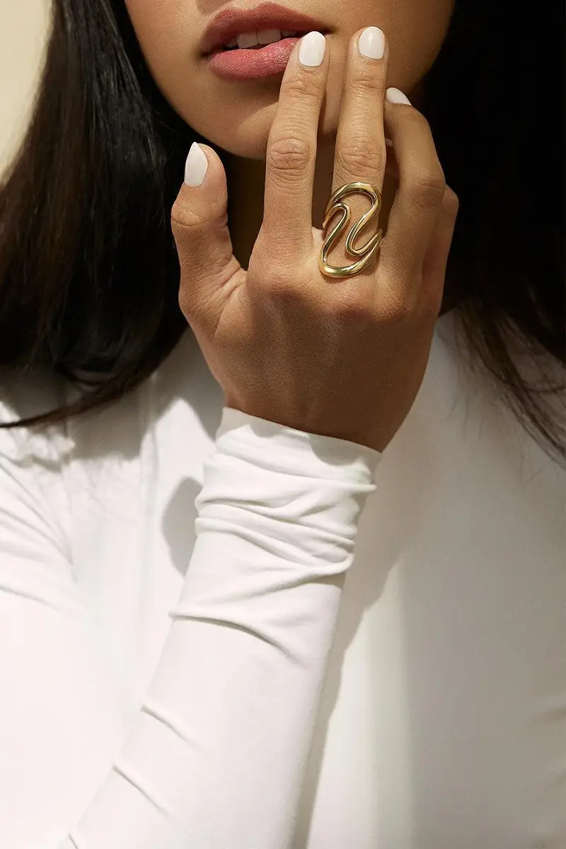 Melissa Kaye Large Hannah Ring | Thumbnail 2 Melissa Kaye Large Hannah Ring | Thumbnail 2
