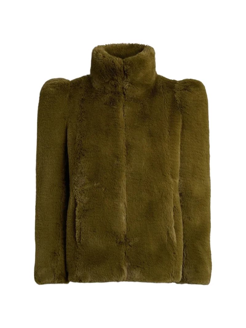 Short faux fur coat Short faux fur coat