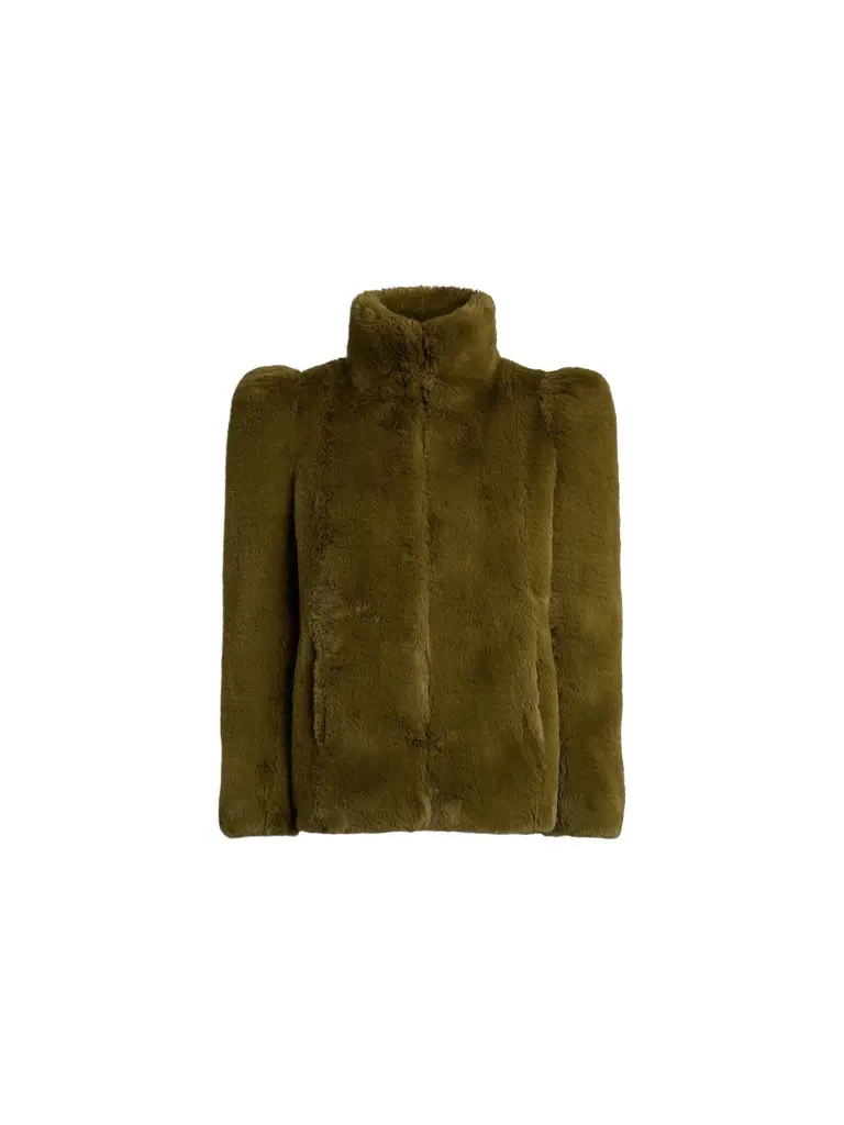 Short faux fur coat Short faux fur coat