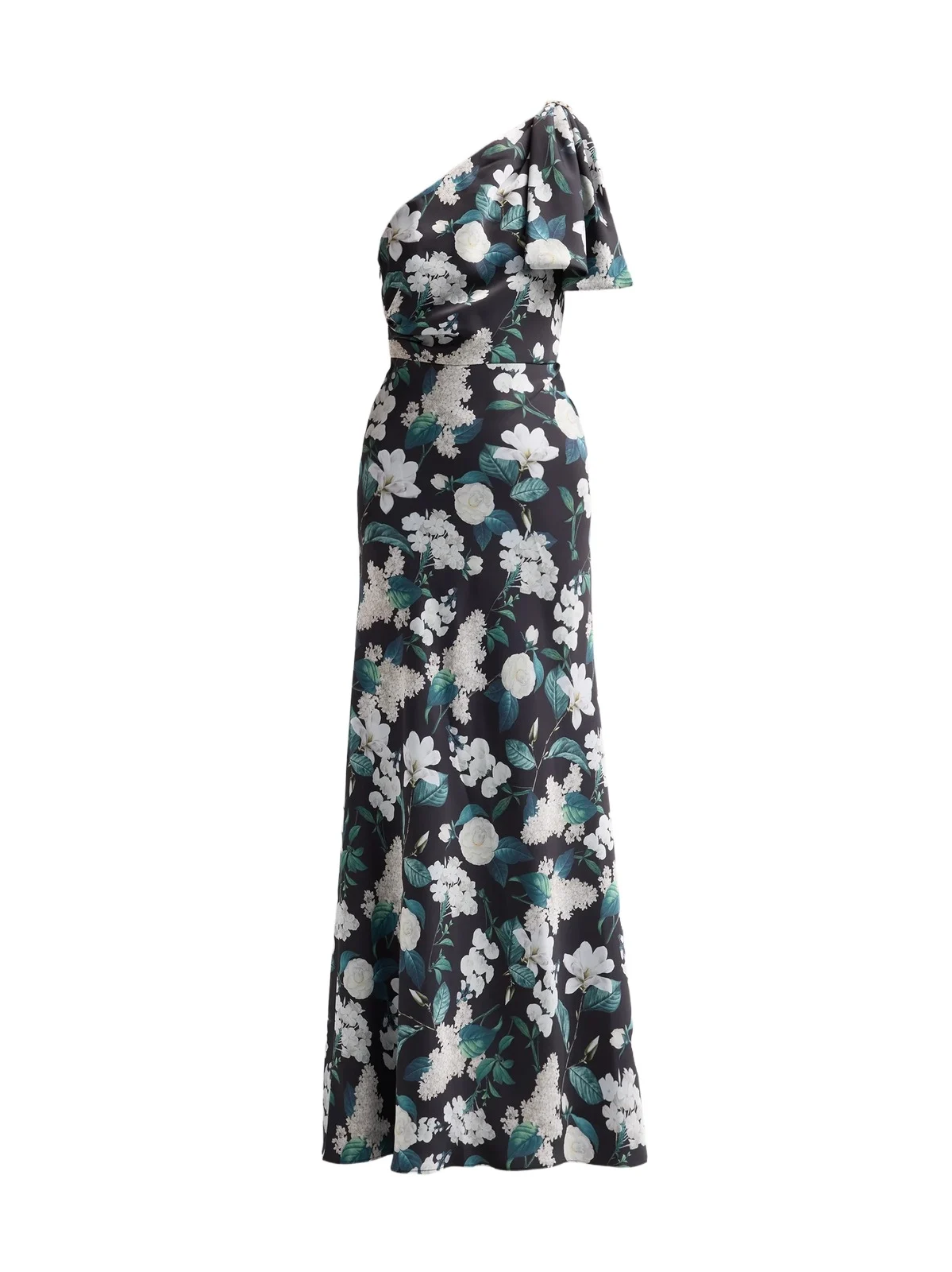 Women's Aubrey Floral One-Shoulder Gown